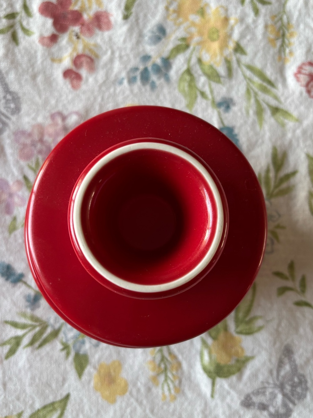 Red Ceramic Butter Bell - Picture 2 of 8